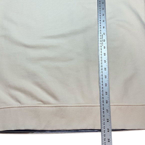 SCOTCH & SODA 1O0% Organic Cotton Butter Yellow Graphic Sweatshirt Large - Picture 7 of 9